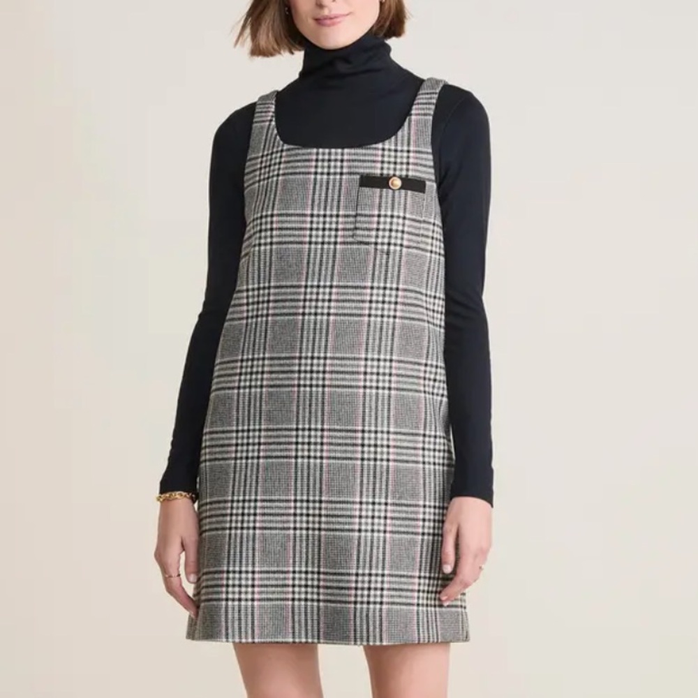 Plaid Women's Wool Dress